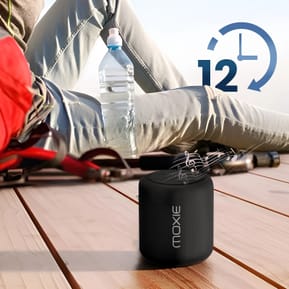 Moxie Enceinte Portable Bluetooth Étanche avec Autonomie 12 Heures Noir — image 5