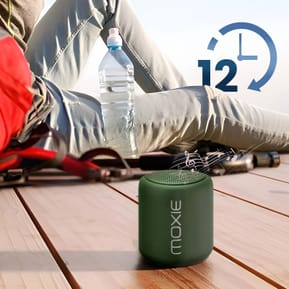 Moxie Enceinte Portable Bluetooth Étanche avec Autonomie 12 Heures Vert — image 5
