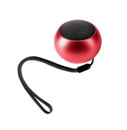 Moxie Mini Enceinte Sans-fil Bluetooth Autonomie 3h Design Ultra-compact Rouge