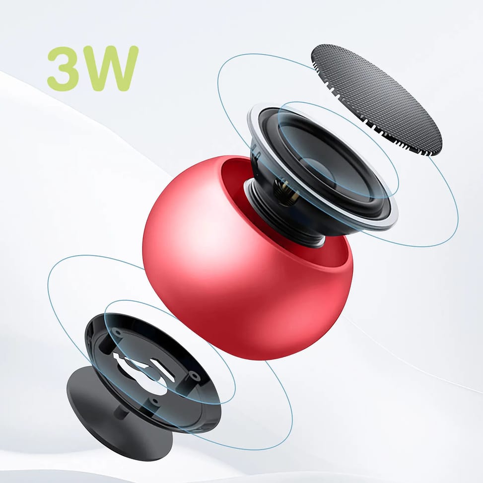 Moxie Mini Enceinte Sans-fil Bluetooth Autonomie 3h Design Ultra-compact Rouge — image 3