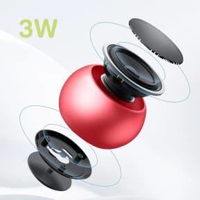 Moxie Mini Enceinte Sans-fil Bluetooth Autonomie 3h Design Ultra-compact Rouge — image 3