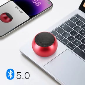Moxie Mini Enceinte Sans-fil Bluetooth Autonomie 3h Design Ultra-compact Rouge — image 5