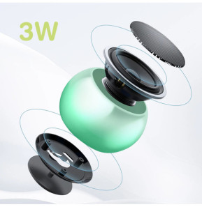 Moxie Mini Enceinte Sans-fil Bluetooth Autonomie 3h Design Ultra-compact Vert
