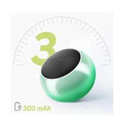 Moxie Mini Enceinte Sans-fil Bluetooth Autonomie 3h Design Ultra-compact Vert