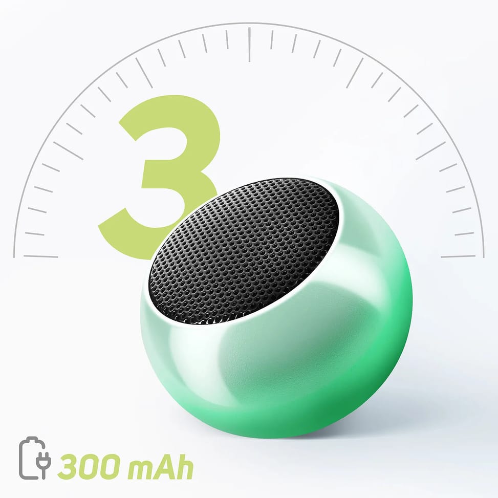 Moxie Mini Enceinte Sans-fil Bluetooth Autonomie 3h Design Ultra-compact Vert — image 4