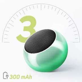 Moxie Mini Enceinte Sans-fil Bluetooth Autonomie 3h Design Ultra-compact Vert — image 4