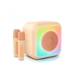 BIGBEN PARTYBTKMP - Enceinte Karaoke avec 2 micros sans fil PARTYBTKMP