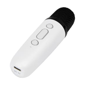 PARTY Enceinte Bluetooth 5.1 avec 2 Micro karaoké Sans Fil Modèle Party Btmic 15W Blanc — image 2