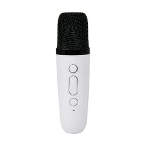 PARTY Enceinte Bluetooth 5.1 avec 2 Micro karaoké Sans Fil Modèle Party Btmic 15W Blanc — image 3