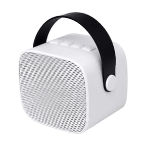 PARTY Enceinte Bluetooth 5.1 avec 2 Micro karaoké Sans Fil Modèle Party Btmic 15W Blanc — image 4