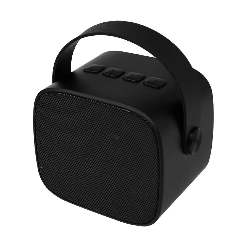 PARTY Enceinte Bluetooth 5.1 avec 2 Micro karaoké Sans Fil Modèle Party Btmic 15W Noir — image 2