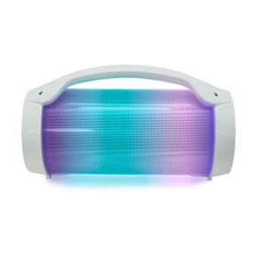 PARTY Enceinte Sans Fil Lumineuse Modèle Party Bluetooth 5.0 50W avec Poignée Blanc