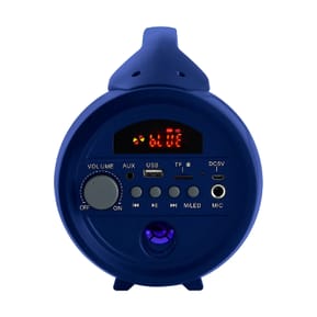 PARTY Enceinte Sans Fil Lumineuse Modèle Party Bluetooth 5.0 50W avec Poignée Bleu — image 2