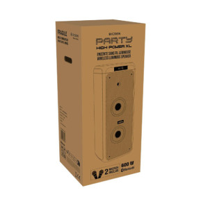 PARTY Enceinte Sans Fil Lumineuse Modèle Party High Power XL Bluetooth 5.3 600W Noir
