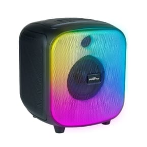 PARTY Enceinte Sans Fil Modèle Party Cube Bluetooth 5.3 avec Effets Lumineux TWS 200W Noir