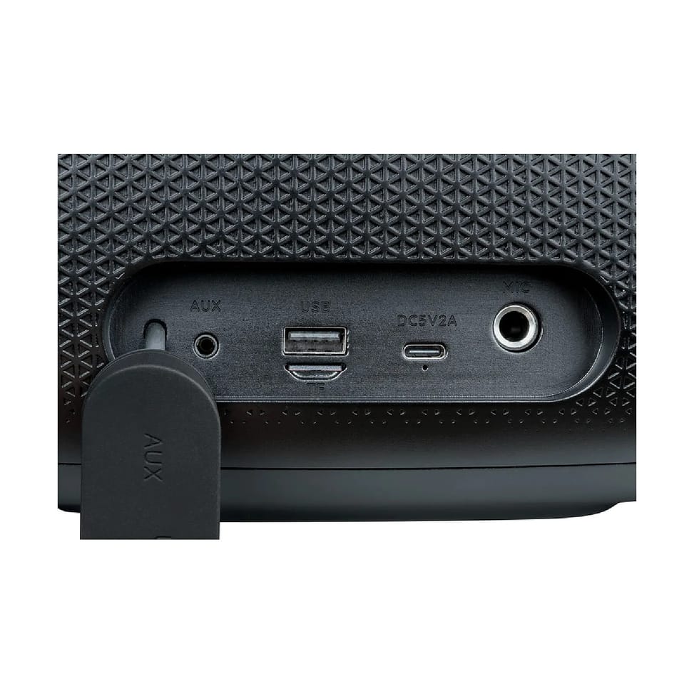 PARTY Enceinte Sans Fil Modèle Party MS4 avec Effets Lumineux 100W Noir — image 2