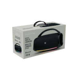 PARTY Enceinte Sans Fil Modèle Party MS4 avec Effets Lumineux 100W Noir