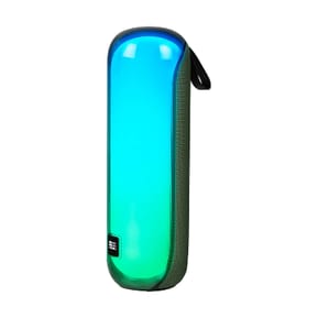 PARTY Enceinte Sans Fil Modèle Party Tube Bluetooth 5.3 avec Effets Lumineux 30W Vert