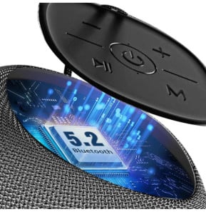 Swissten Enceinte Bluetooth 5.2 Puissance 15W Imperméable IPX4 New Sound-X Noir