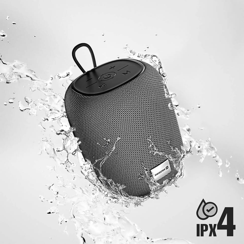 Swissten Enceinte Bluetooth 5.2 Puissance 15W Imperméable IPX4 New Sound-X Noir — image 5