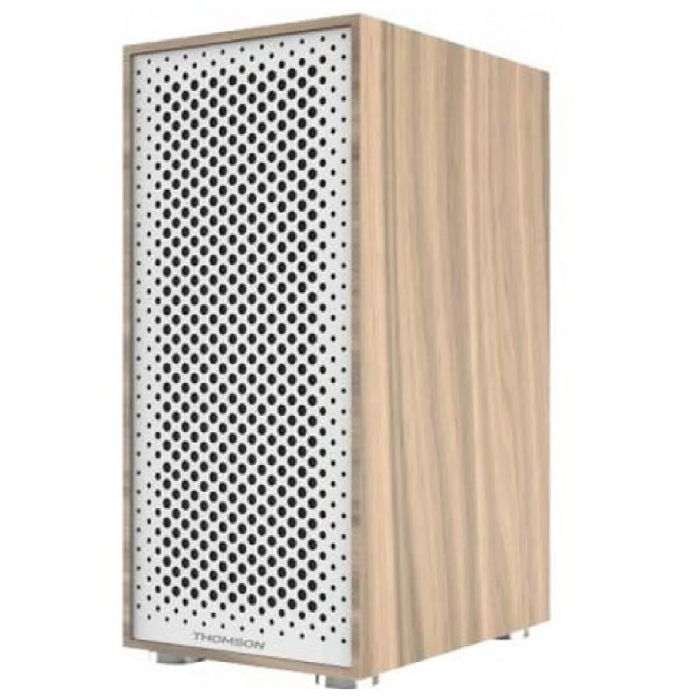 THOMSON Enceinte Satellite 60W MR101SAT Multiroom avec Alimentation Secteur Blanc