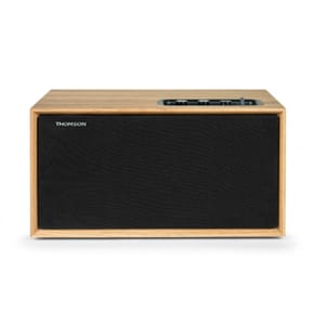 Thomson WS502 - Enceinte Bluetooth résidentielle - Bluetooth 5.0 - 100W - Façade amovible - Bois — image 2