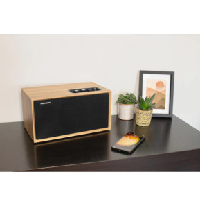 Thomson WS502 - Enceinte Bluetooth résidentielle - Bluetooth 5.0 - 100W - Façade amovible - Bois
