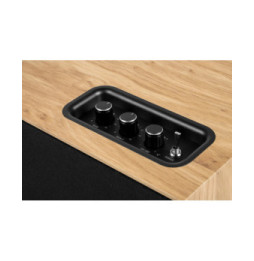 Thomson WS502 - Enceinte Bluetooth résidentielle - Bluetooth 5.0 - 100W - Façade amovible - Bois