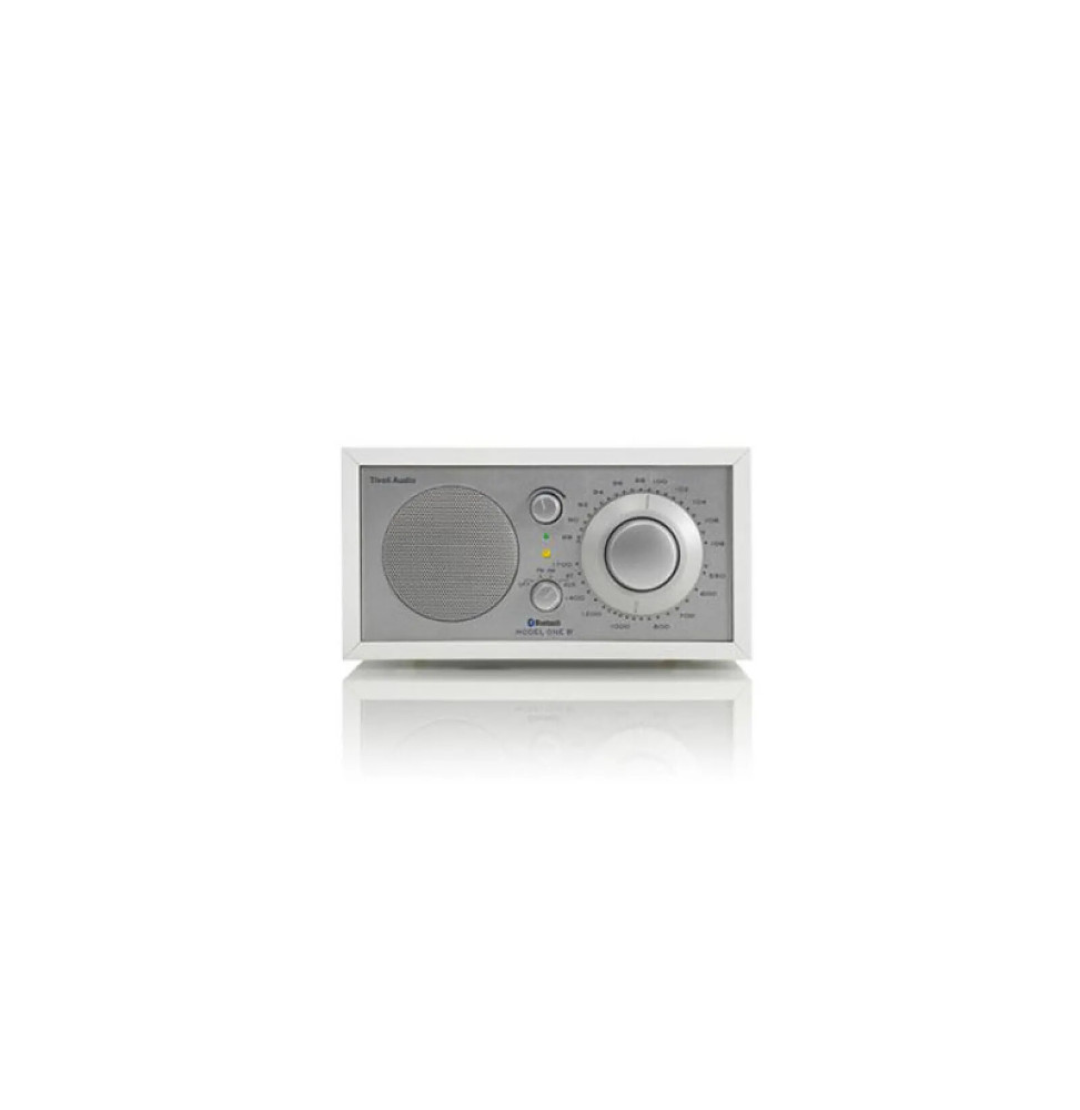 Tivoli Audio Enceinte Audio Bluetooth/Radio AM/FM/AUX Modèle One BT en Bois Blanc