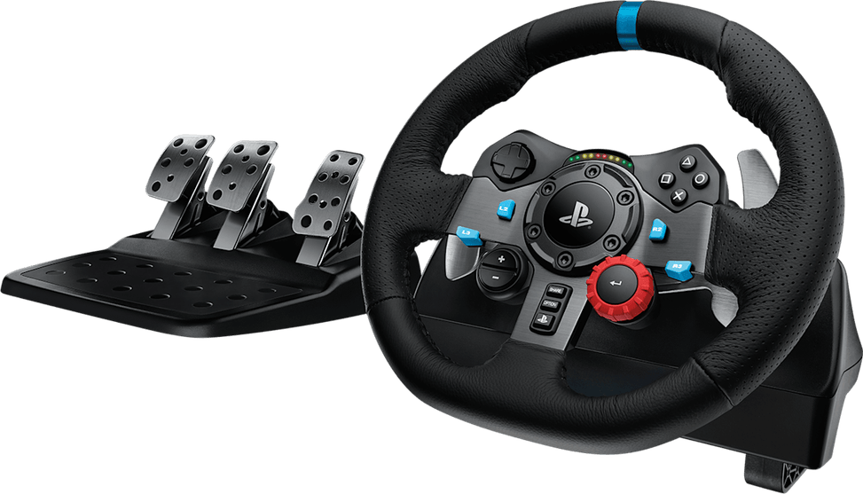 عجلة قيادة Logitech G29 Driving Force لـ PlayStation وPC - USB (941-000112) — صورة 1