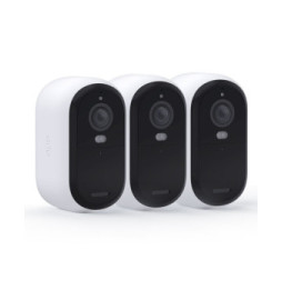 Arlo Essential 2K Outdoor + paneau solaire - Blanc (x 3)