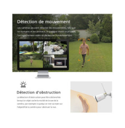 Foscam - Caméra IP 3MP pour kit de vidéosurveillance FI9911W