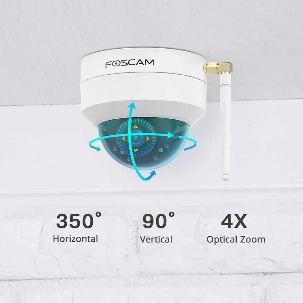 Foscam - Caméra IP Wi-Fi dôme motorisée - D4Z — image 5