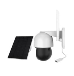 Foscam - Caméra IP Wi-Fi dôme motorisée 4MP sur batterie et panneau solaire B4