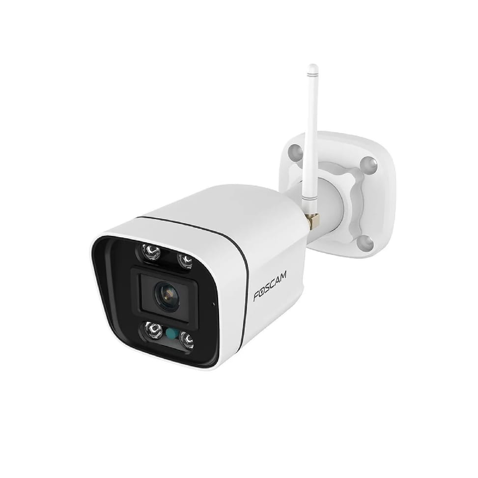 Foscam - Caméra Wifi extérieur avec spots et sirène - V8P Blanc — image 2