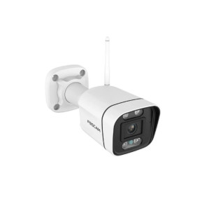 Foscam - Caméra Wifi extérieur avec spots et sirène - V8P Blanc