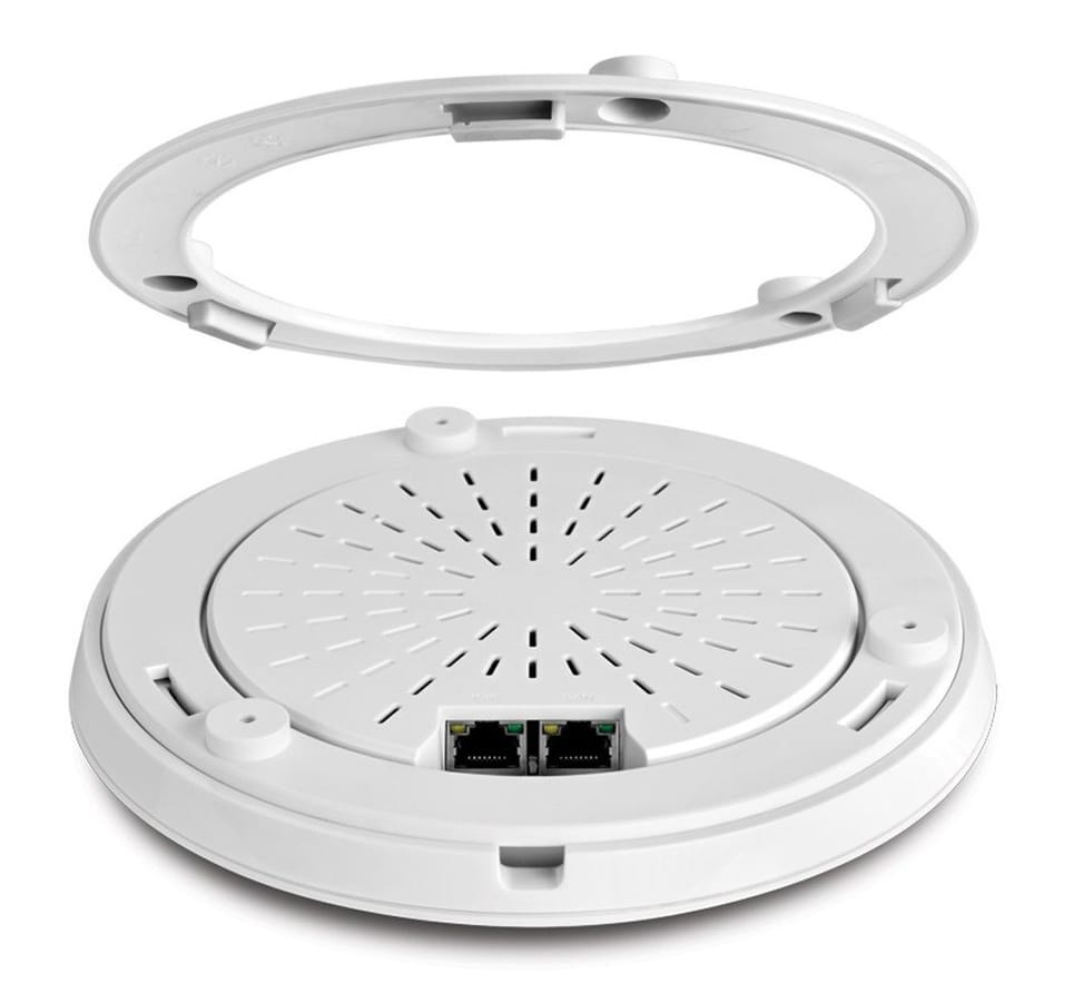 Point d'accès sans fil 300 Mbps Wi-Fi N PoE avec Montage au plafond