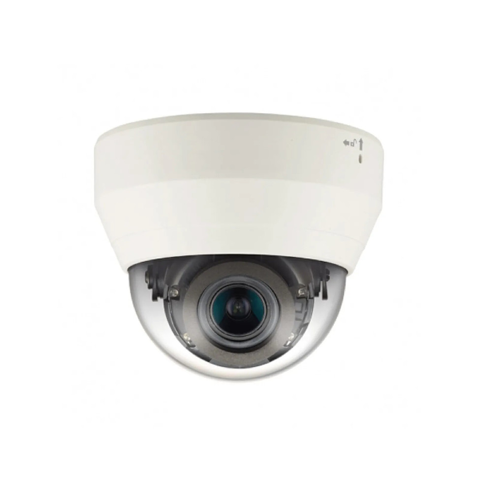 Hanwha - Caméra de surveillance dôme IR 2MP avec objectif varifocal motorisé