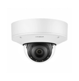 Hanwha - Caméra de surveillance Dôme réseau extérieure IR anti-vandalisme 5MP
