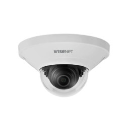 Hanwha - Caméra de surveillance Dôme réseau super compacte de 5 mégapixels avec objectif de 4 mm