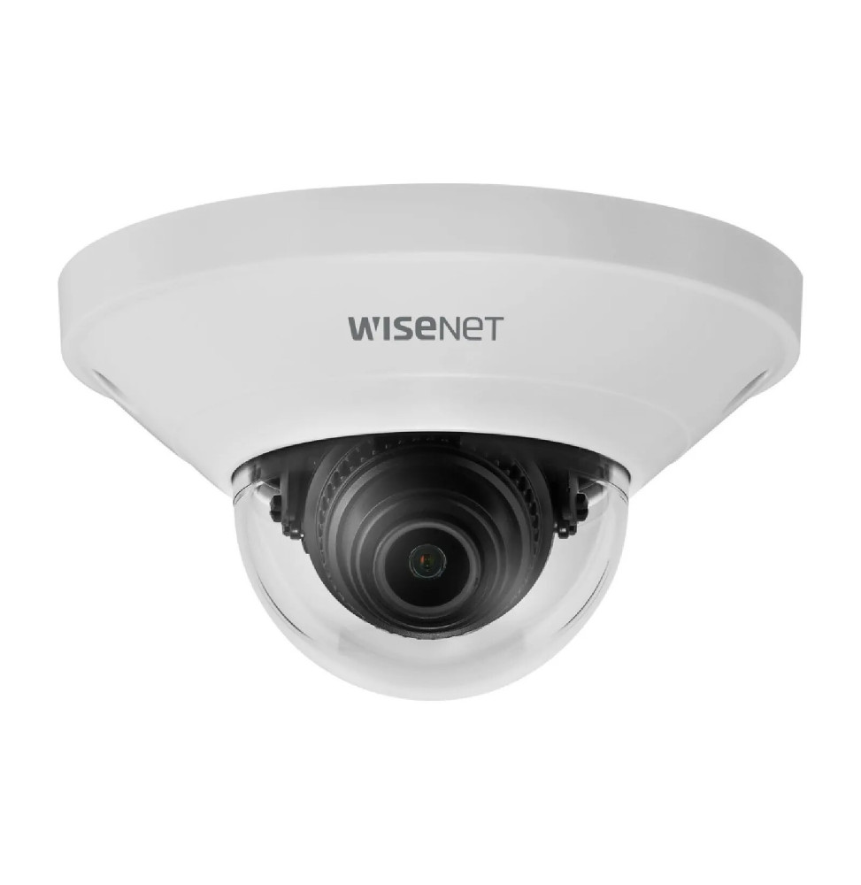 Hanwha - Caméra de surveillance Dôme réseau super compacte de 5 mégapixels avec objectif de 4 mm