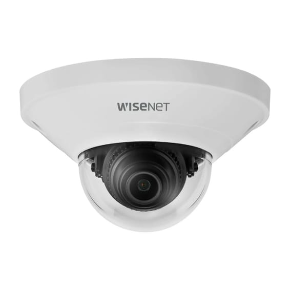 Hanwha - Caméra de surveillance Dôme réseau super compacte de 5 mégapixels avec objectif de 4 mm