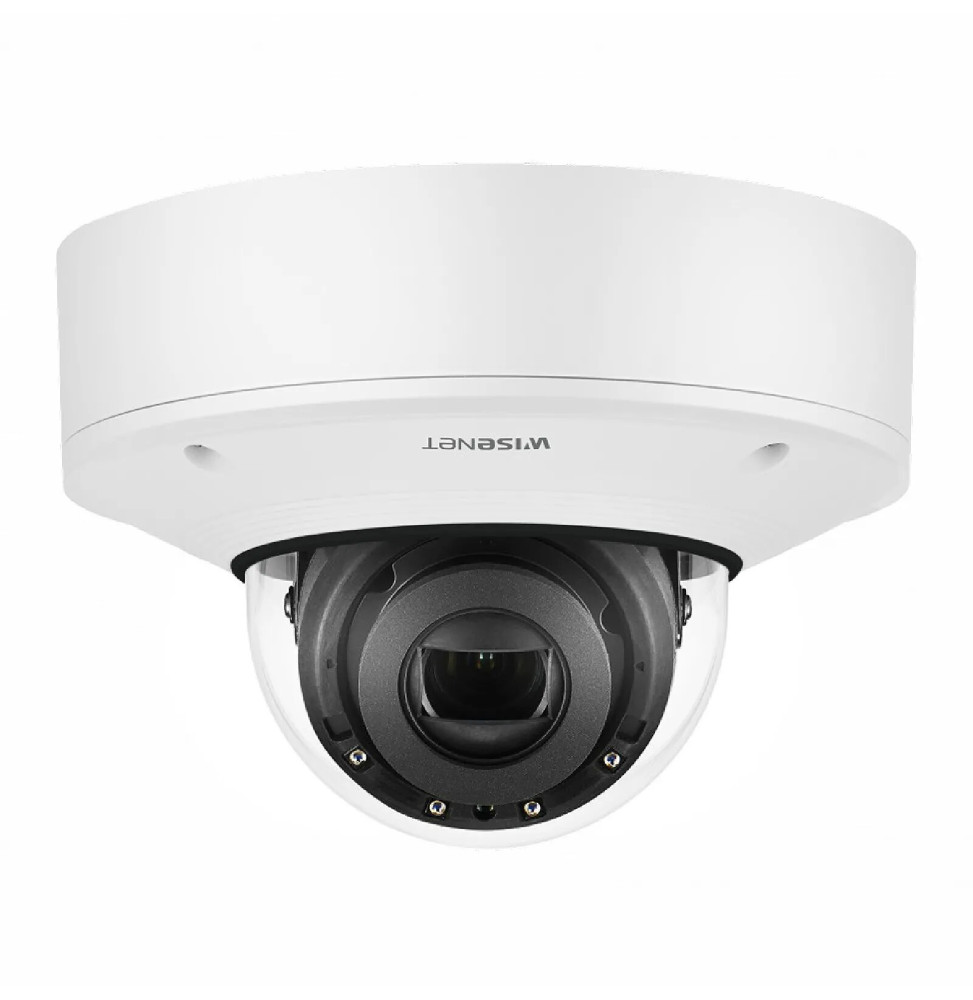 Hanwha - Caméra dôme anti-vandalisme réseau 5MP IR PoE Extender