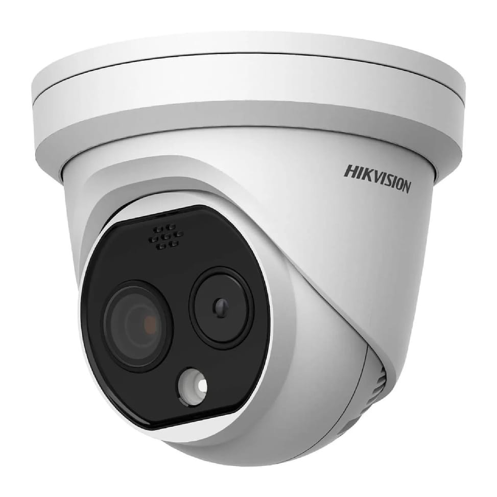 Hikvision - Caméra dôme IP thermique et optique 4MP — image 1