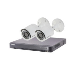 Hikvision - Kit vidéo surveillance Turbo HD 2 caméras bullet N°2
