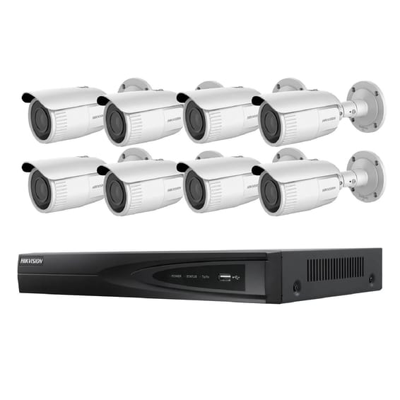 Hikvision - Kit vidéosurveillance 8 caméras bullet