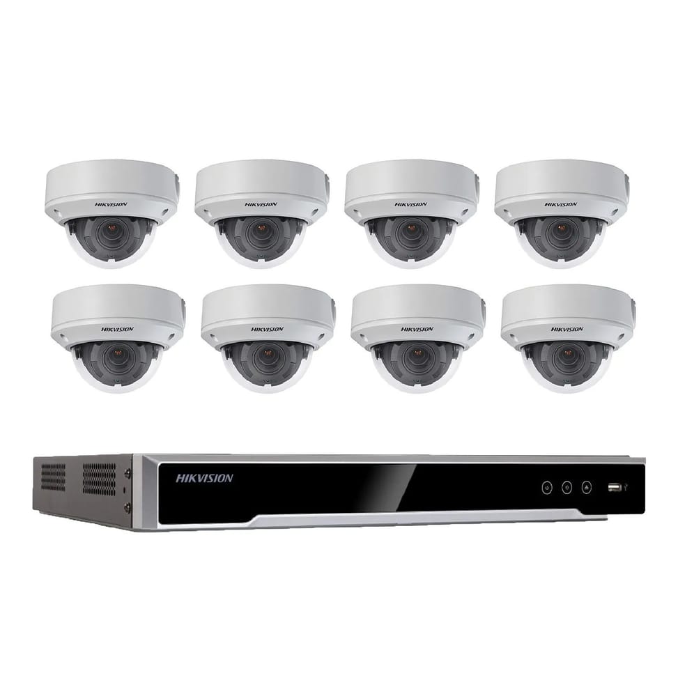 Hikvision - Kit vidéosurveillance 8 caméras dômes — image 1