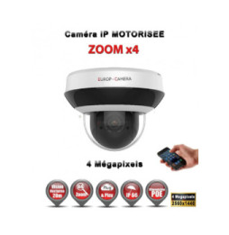 HIKVISION Kit Vidéo Surveillance PRO IP : 16x Caméras POE Dômes motorisée IR 20M 4 MP + Enregistreur NVR 16 canaux H265+ 3000Go