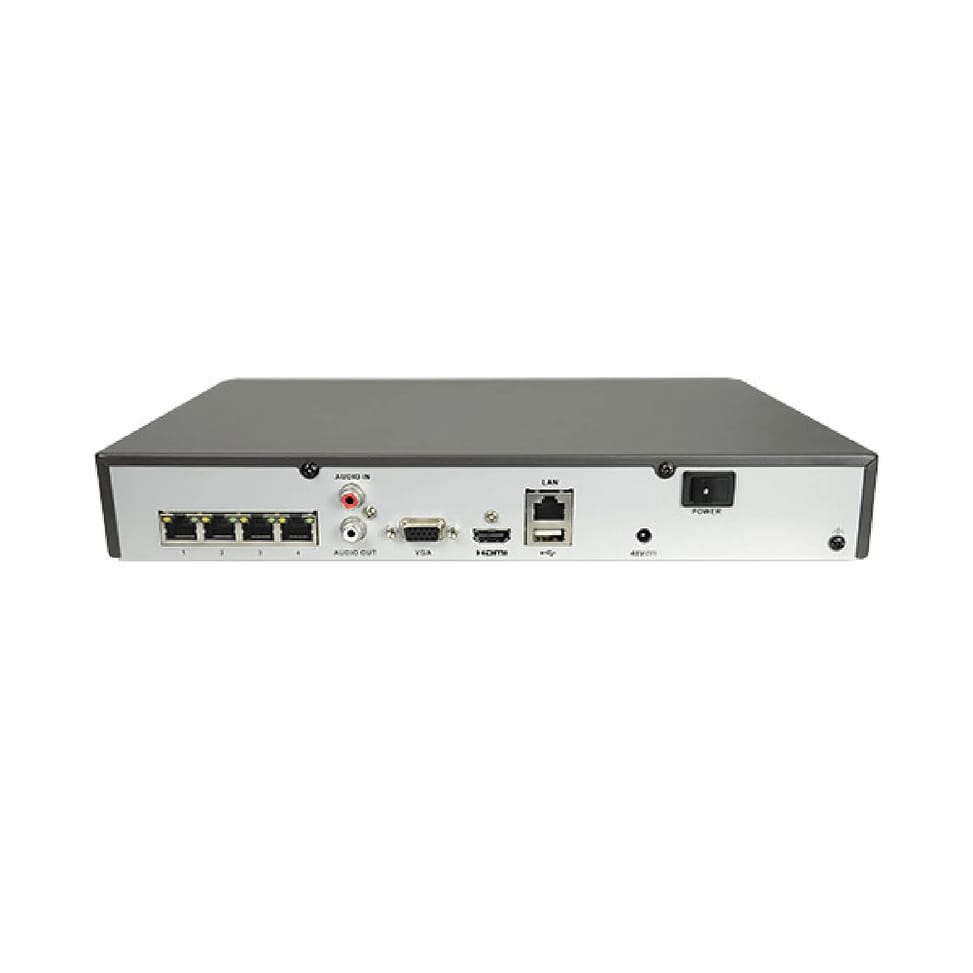 HIKVISION Kit Vidéo Surveillance PRO IP : 4x Caméras POE Dômes motorisée IR 20M 4MP + Enregistreur NVR 4 canaux H265+ 2000 Go — image 3