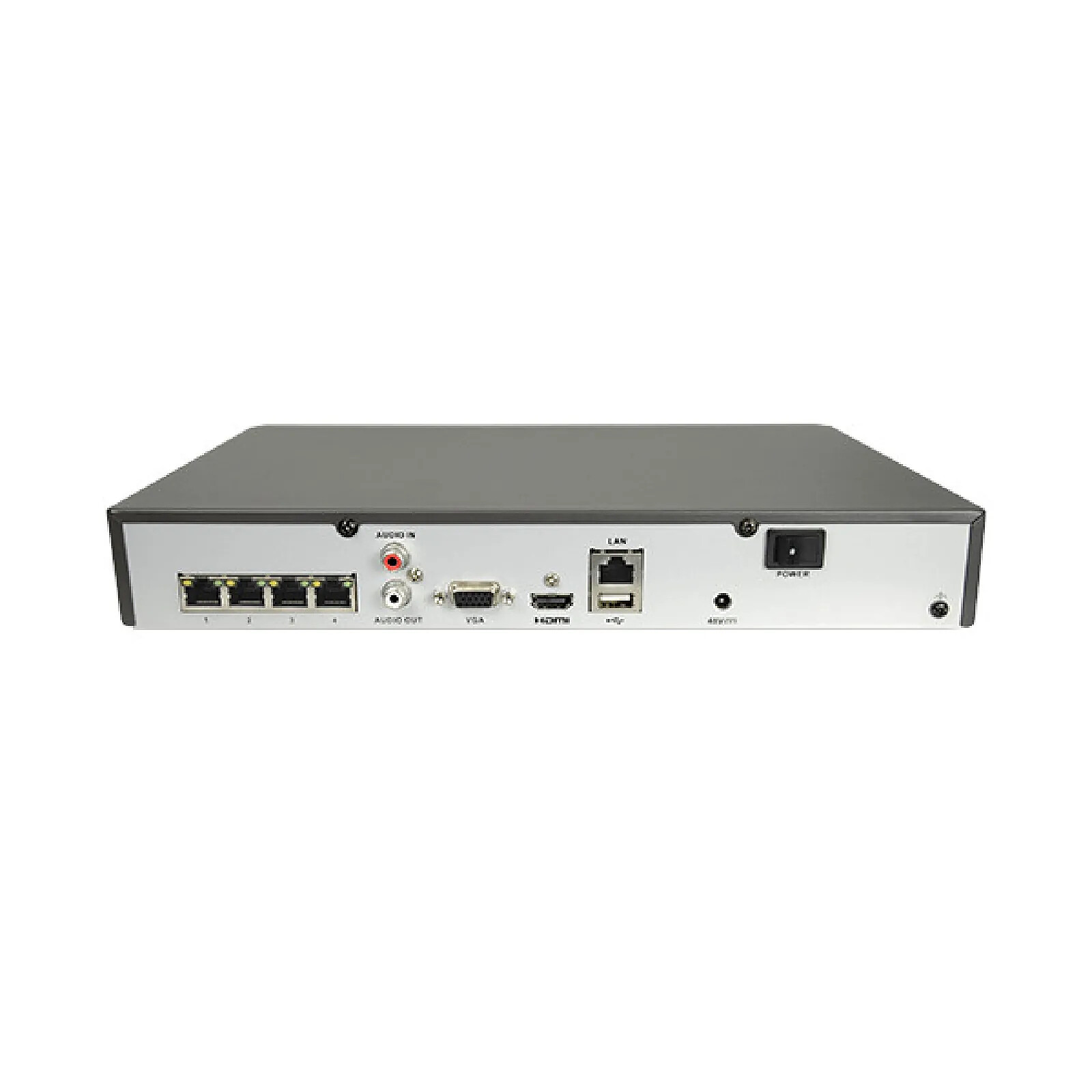 Enregistreur NVR Hikvision DS-7604NI-E1/4P/A 4 Canaux 4K PoE - Neuf